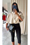 Beige Short Poncho - 60665
