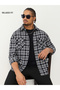 Men Black Checked Spread Collar Relaxed Fit Shirt