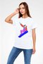 Snowboarding Printed Unisex White T-Shirt - Tshirt - 3