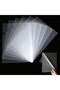 30pcs A4 Cut Flush Folders, Clear Plastic Folder, Open Top & Side Plastic File Folders 180 Micron Tr