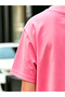 Boys Pink Cotton Short Sleeve T-Shirt with Baseball Bear Print - 5