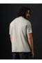 Men Grey Attack on Titan Survey Corps Graphic Round Neck T-Shirt - 4