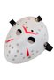 Mey Import ®   White Color Red Stripes Full Face Hockey Jason Mask Hannibal Mask - 6