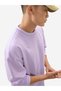 Men Lilac Oversized Long Sleeve T-Shirt - 2