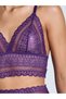 Pack of 3 - Purple Lace Details Bralette, Skirt and Brief - 2