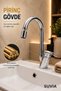 Lavabo Bataryası 360 °   Rotating Body Swivel Aerator Brass Body Chrome Hot and Cold Water - 4