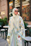 Women's Patterned Shawl Kimono Green - 3