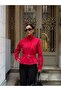 Studded Belted Zippered Trench Jacket - 5