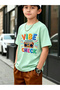 Boys Vibe Check Graphic Cotton T-Shirt - 6