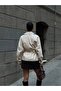 Cross-Closure Belted Trench Jacket - 3