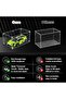 3MM Clear Acrylic Display Case for 1:18 Scale Vehicle Models and Lego, Thickened Transparent Box for - 5