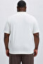Men's Zippered Striped White Oversized Sweatshirt - 6