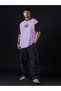 Men Galactus Graphic Oversized Purple Cotton T-Shirt - 4