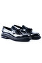Black Genuine Leather Eva Sole Loafer Shoes - Z1046 - 2