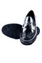 Black Genuine Leather Eva Sole Loafer Shoes - Z1046 - 5