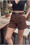 Women's Pleated Shorts Imported Doubleface Fabric Does Not Show Underwear - 2