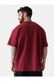 Men Maroon Cotton Round Neck T-Shirt - 4