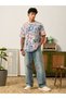 Men Popeye Graphic Print Oversized T-Shirt - 4