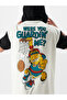 Men Oversized Garfield Graphic Hooded T-Shirt - 2