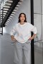 White Lana Basic Sweatshirt - 3