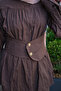 Women's Çima Detail High Collar Suit Light Brown - 4