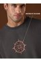 Men Grey Mythology Graphic Print Oversized T-Shirt - 2