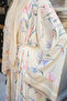 Women's Patterned Shawl Kimono Yellow - 5