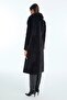 Fur Collar Pocket Detailed Coat 13929 - 5