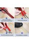 Floor Cord Cover Floor Cord Management, 2cm Width Easy To Install Floor Cable Protector, Durable Sof - 3