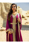 Lace Embellished Dress and Abaya Set with Gold Embroidery - 5