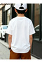 Boys White Cotton Dino Gamer Graphic T-Shirt - 7