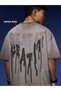 Men Grey Cotton Round Neck Garfield Beat It Graphic T-Shirt - 4
