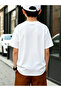 Boys White Cotton Short Sleeve T-Shirt with Fun Dinosaur Print - 2