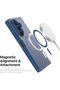 غطاء مغناطيسي لهاتف Z Fold 8 Ultra: غطاء شفاف غير لامع [متوافق مع Magsafe وحماية كاملة للمفصلات] - 4