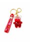 Luxury Cute Bear Design Silicone Bracelet with Water Bottle Keychain, Canta Charmi, Accessory for Women/Girls - 3
