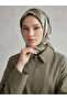 Zippered Pocket Poncho-Khaki - 4