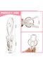 60 Pack Hangers with Clips, Multi-Purpose Plastic Hanging Hooks with Rope for Clothes, Pants, Socks, - 2
