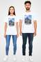 Everest White Unisex T-Shirt T-Shirt - 4