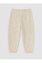 Ecru Striped Baby Girl Tracksuit Set - 6