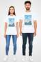 Everest White Unisex T-Shirt T-Shirt - 4