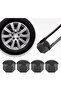 ASUBHA 20PCS Car Wheel Nut Caps, 19mm Lug Nut Covers, Hexagonal Tire Nut Covers, Inner Hex Plastic W - 4