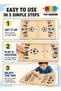 Fast Sling Puck Game, Slingshot Table Ice Hockey Game, Pucket Slingshot Toy, Catapult Boa - 5