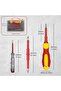 5 Piece Insulated Screwdriver, Screwdriver Set, Electrician Tools Kit with Case, 1000V, Screw Driver - 2