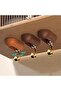 5-Pack Swivel Wall Hooks,360° Rotating Folding Hook Adhesive Retractable Wall Hooks, Heavy-Duty Self - 3
