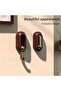 5-Pack Swivel Wall Hooks,360° Rotating Folding Hook Adhesive Retractable Wall Hooks, Heavy-Duty Self - 6