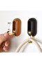 5-Pack Swivel Wall Hooks,360° Rotating Folding Hook Adhesive Retractable Wall Hooks, Heavy-Duty Self - 5