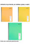 A5 Lined 60 Sheets Small Size Notebook 3 Pieces