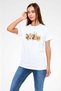 Eiffel Tower White Unisex T-Shirt T-Shirt - 3