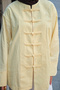Women's Chinese Button Stitching Detail Tunic Yellow - 5