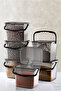 Mega Size 6-Piece Square Flour Container (4 Liters) - Detergent Storage Box Container 6 Pieces - 2